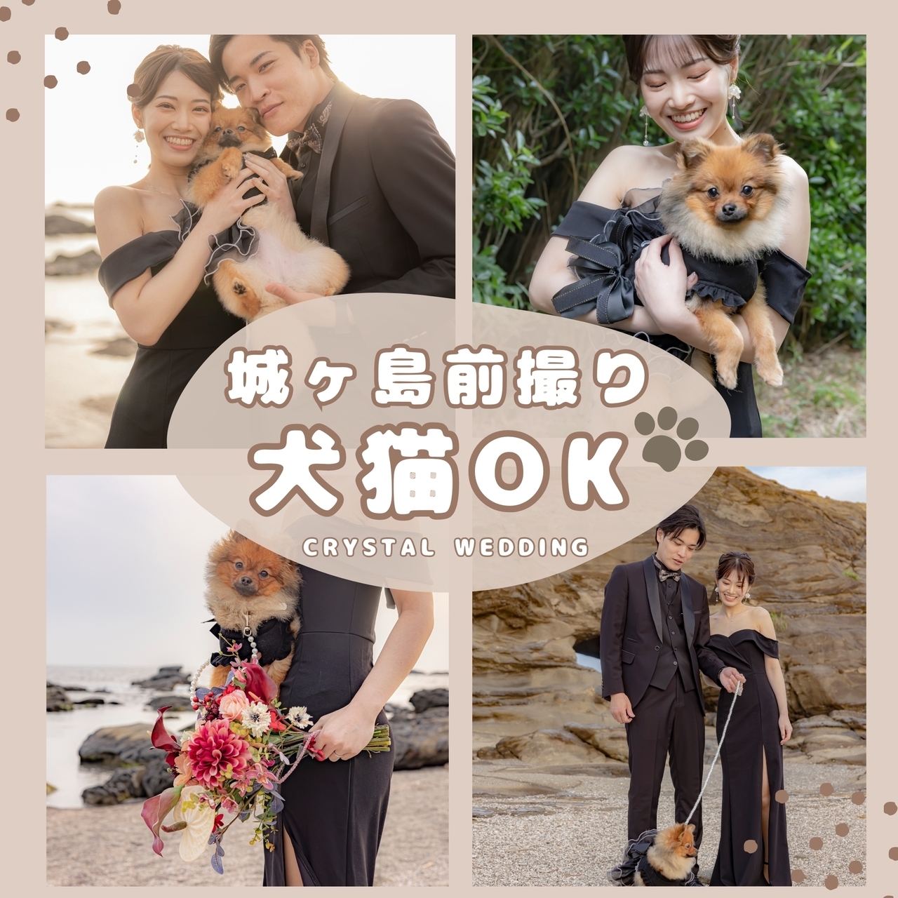 城ヶ島で人気のウェディングドレス